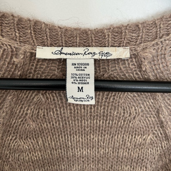 American Rag Brown Knit Cardigan - Picture 3 of 4